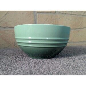 LE CREUSET Coupe Cereal Soup Bowl Fennel Rosemary Green Ombre 6 1/8” Vintage